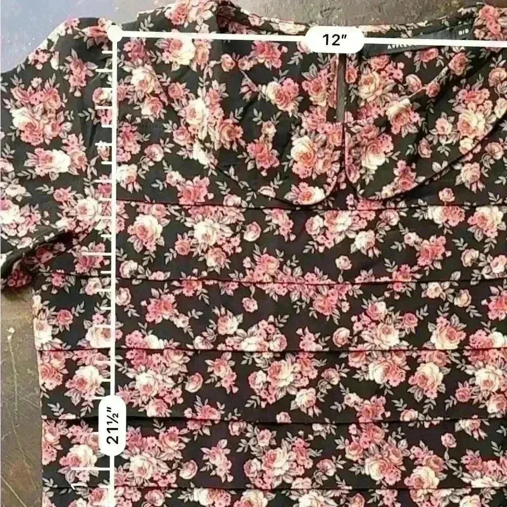 Apple & Eve Floral Women's Top (Y5) - Picture 9 of 11